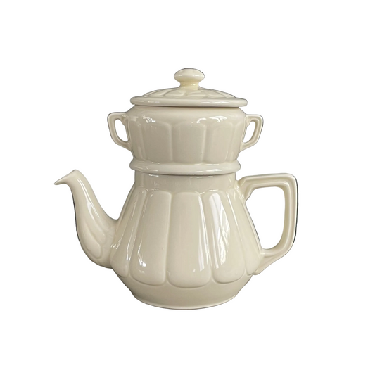 Cafetière ancienne avec filtre en céramique - Ref 1174