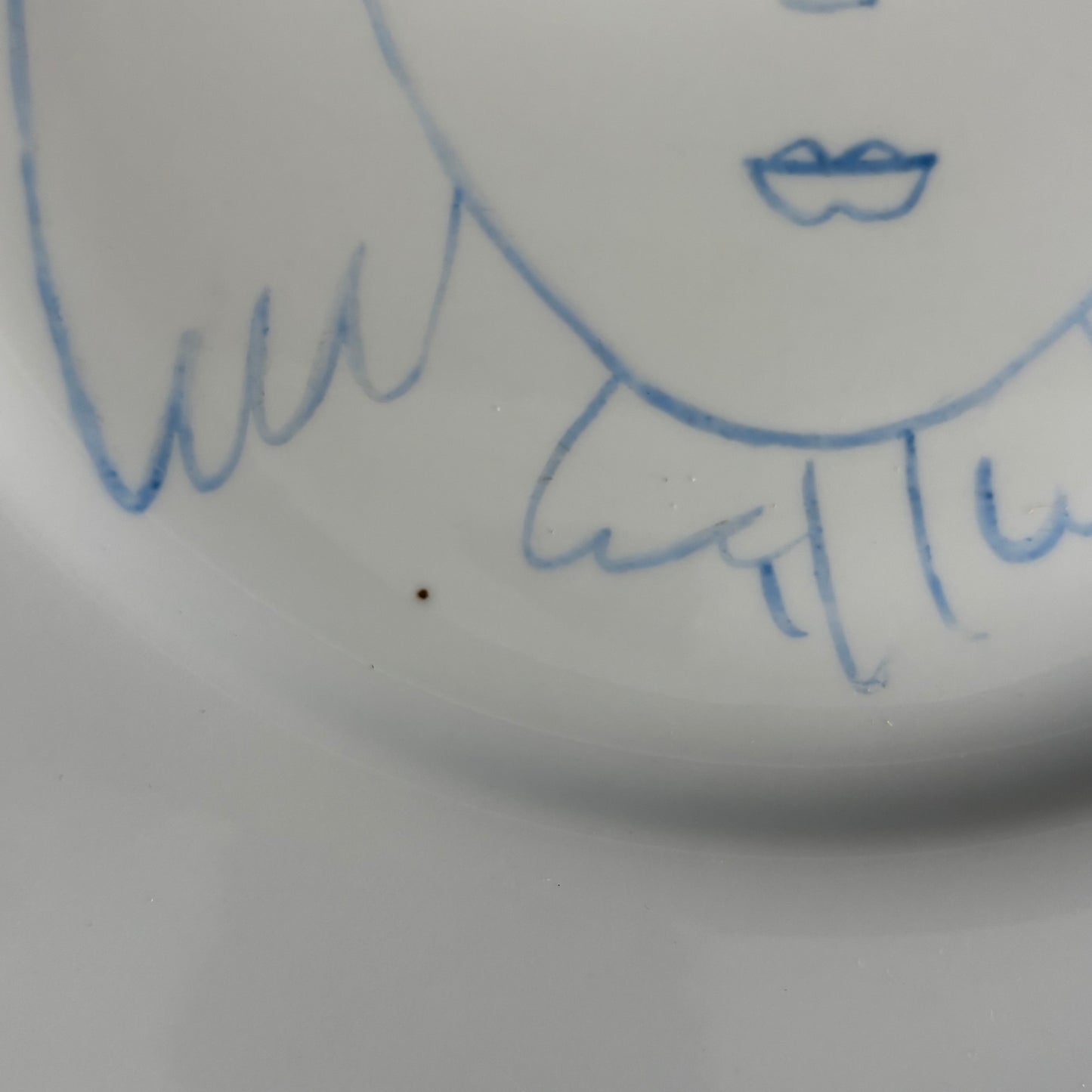 Paire d'assiettes Picasso en porcelaine de Limoges - Ref 1324