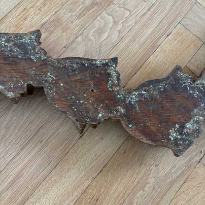 Frise murale en bois sculpté 125cm - Ref 1327