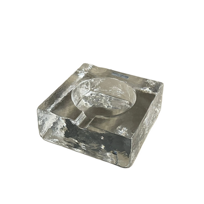 Cendrier en cristal pressé de Sarnen - Ref 1055