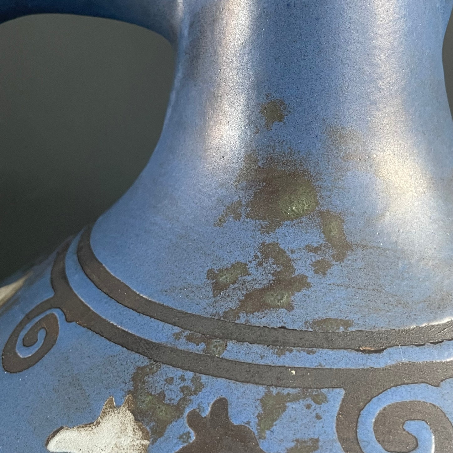 Vase Ceramano motif Pergamon - West Germany - Ref 1122