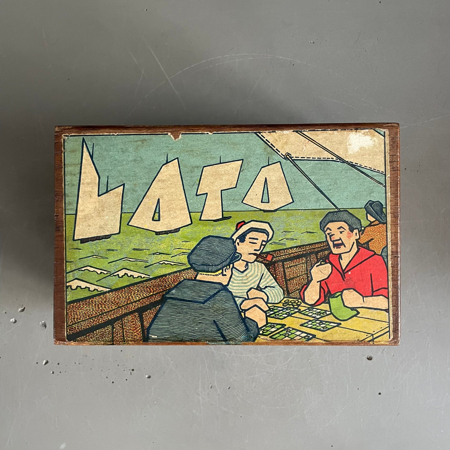 Jeu de loto ancien complet - Ref 1077