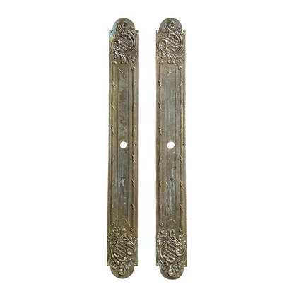 2 plaques de propreté anciennes - 53cm - Ref 1338