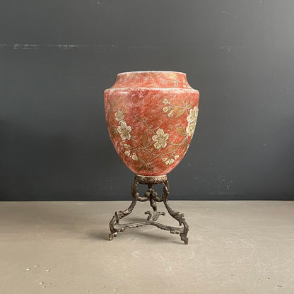 Vase monté sur pied bronze - Ref 1136