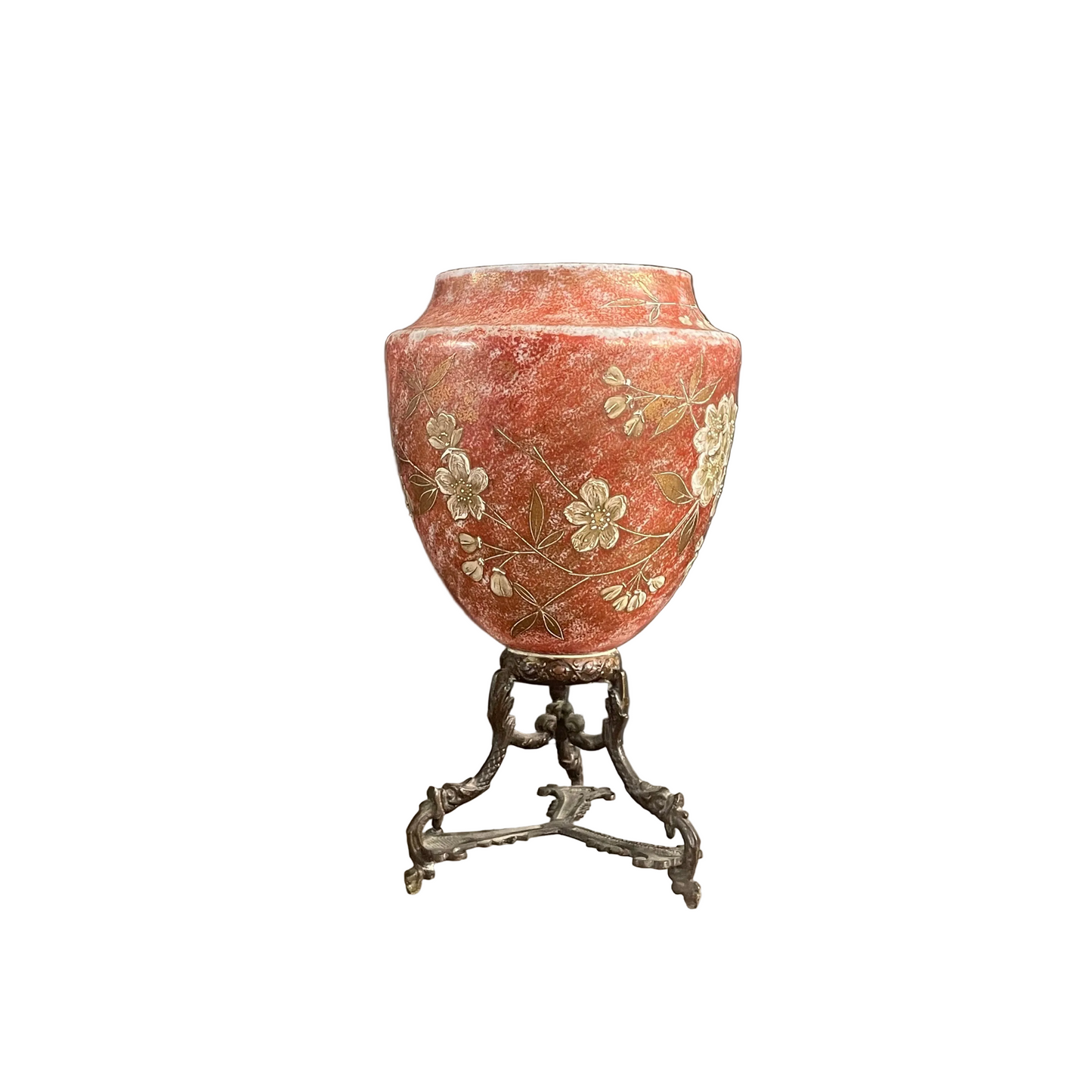 Vase monté sur pied bronze - Ref 1136