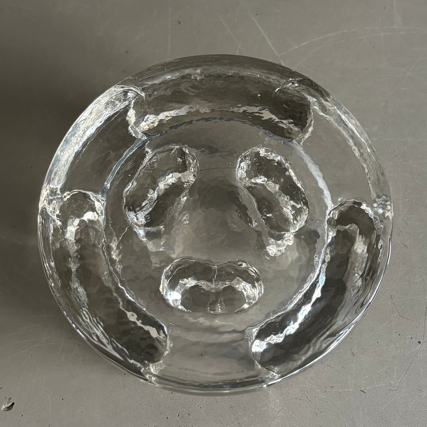 Chauffe-plat en verre moulé pressé - Ref 1256