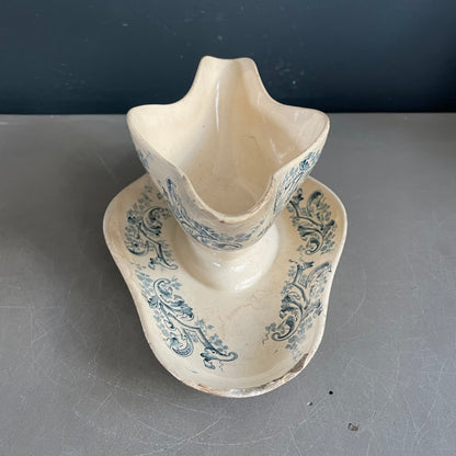 Saucière en Terre de fer Longwy modèle Russe - Ref 939