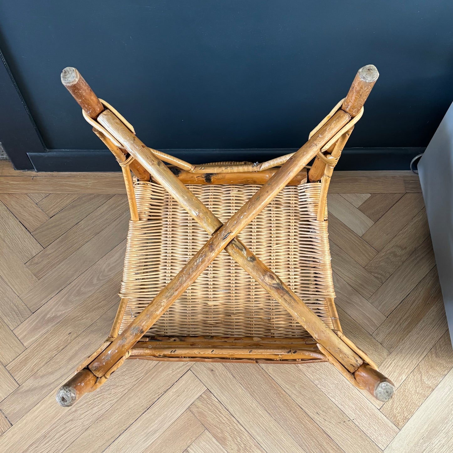 Fauteuil chaise enfant en rotin - Ref 1326