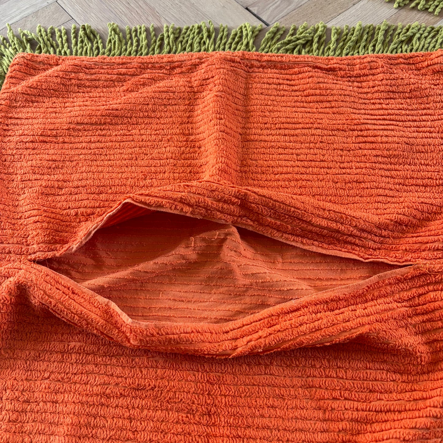 Housses de coussins en tissus chenille - Ref 1331