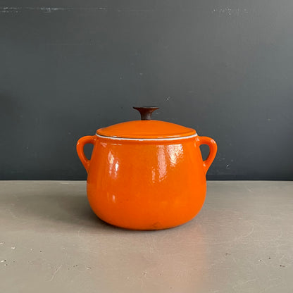 Cocotte en fonte orange Cousances - Marmite - Ref 1203