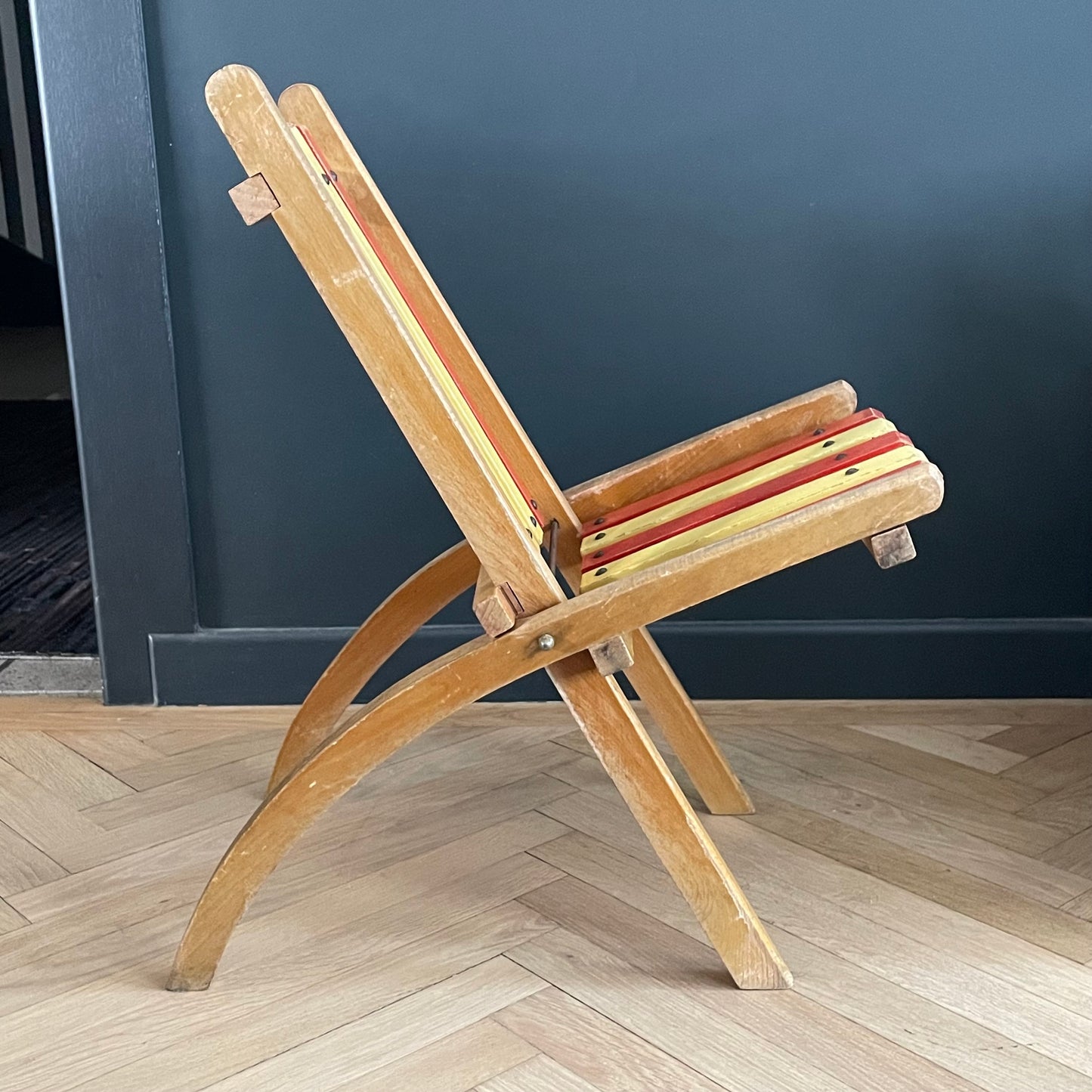 Chaise enfant pliante en bois - Ref 1094