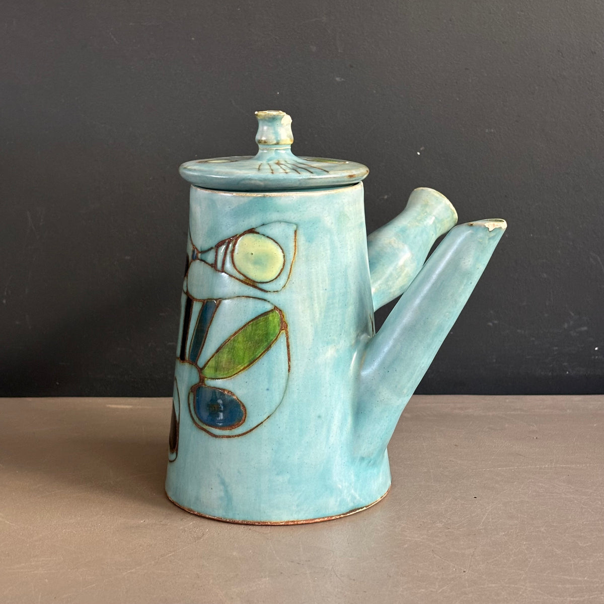 Théière en céramique de Marie-Christine Treinen - Vallauris - Ref 1396