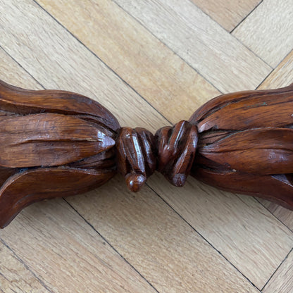 Frise murale en bois sculpté 125cm - Ref 1327