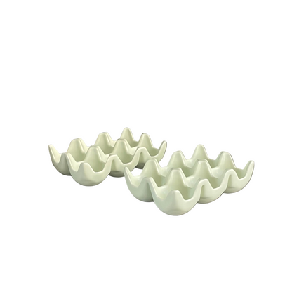 Lot de 2 boîtes à oeufs en céramique- Ref 1124