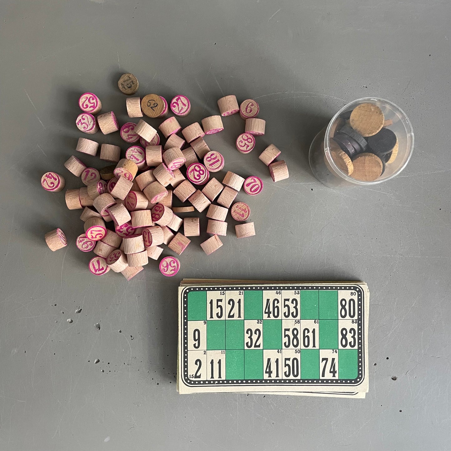 Jeu de loto ancien complet - Ref 1077