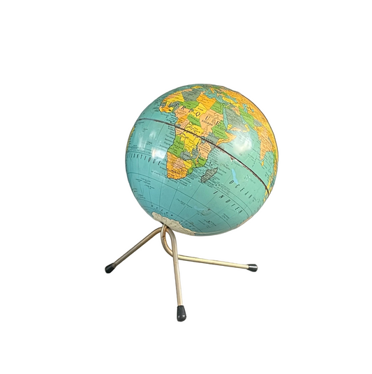 Petit globe terrestre vintage, Cartes Taride - Ref 1121