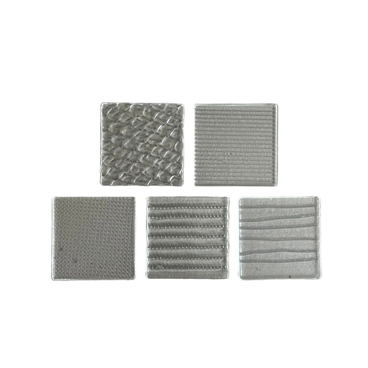 Lot de 5 sous-verres en verre trempé - Ref 1114