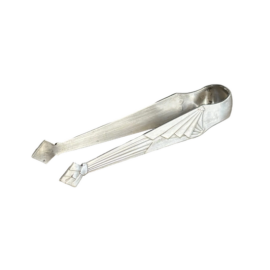 Pince à sucre en métal argenté - 13,7 cm - Ref 1224