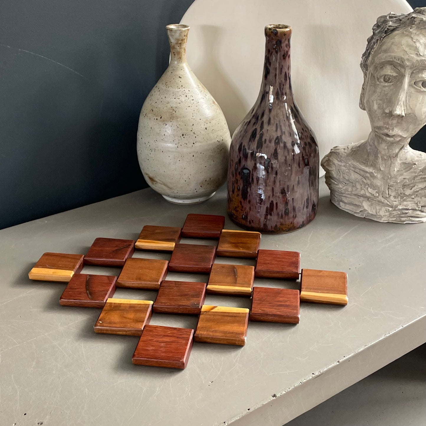 Dessous de plat articulé en bois - Ref 1057