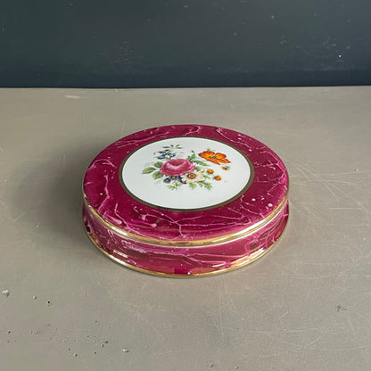 Bonbonnière en porcelaine de Limoges - Ref 1130