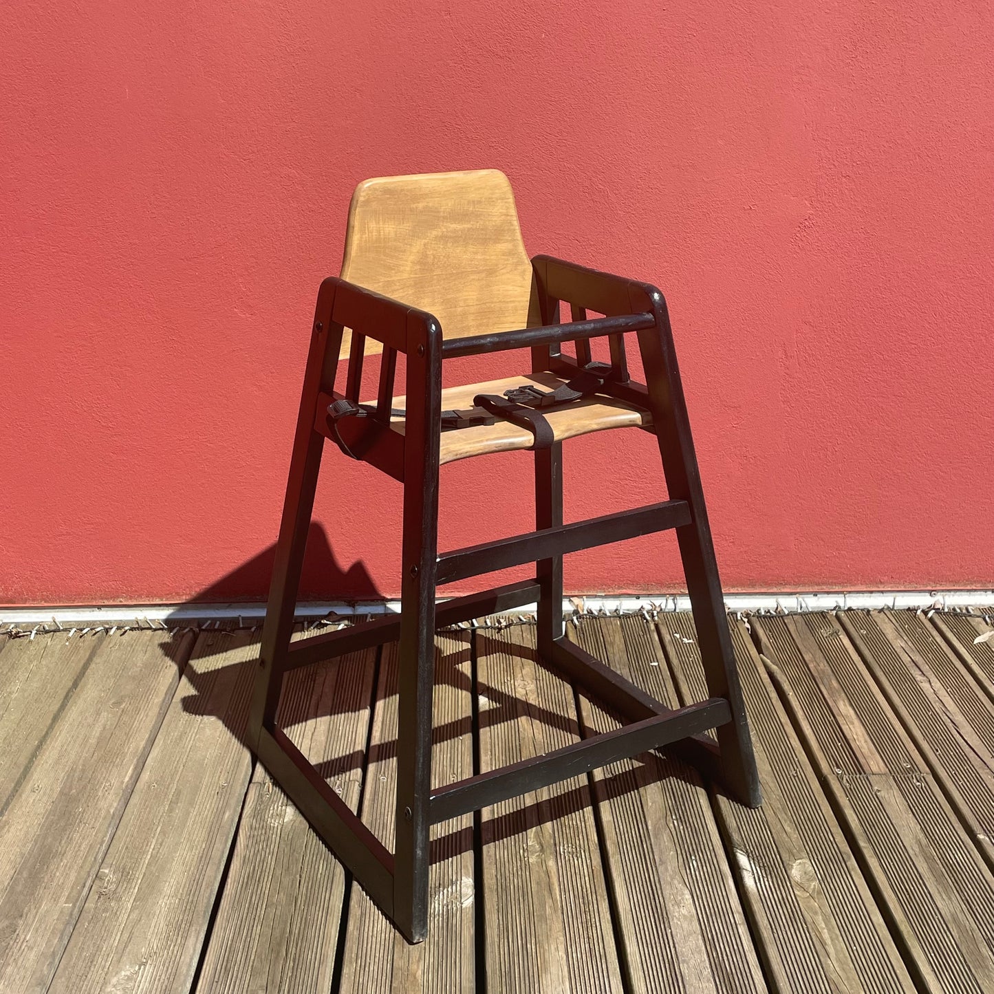 Chaise haute pour bébé en bois - Ref 950