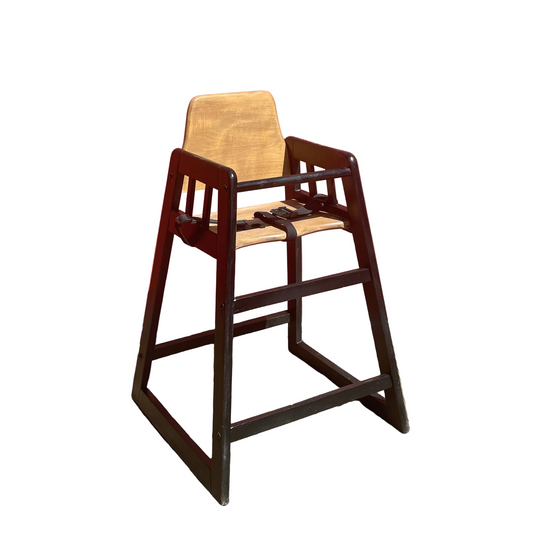 Chaise haute pour bébé en bois - Ref 950