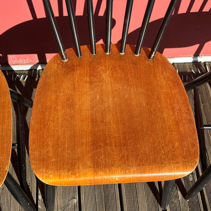 Ensemble de 4 chaises de Sven-Erik Fryklund pour Hagafors, Suède, 60’s - Ref 1397