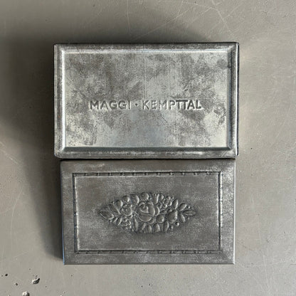 Boîte Maggi Kempttal ancienne en tôle emboutie - Ref 1306