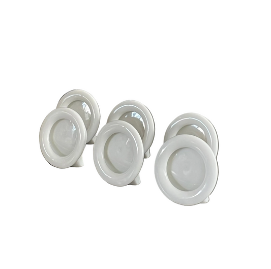 Lot de 6 porte-photos en porcelaine - Ref 940