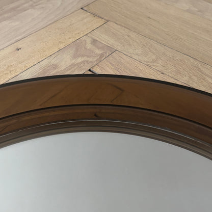 Miroir 70’s en plastique fumé - Ref 1241