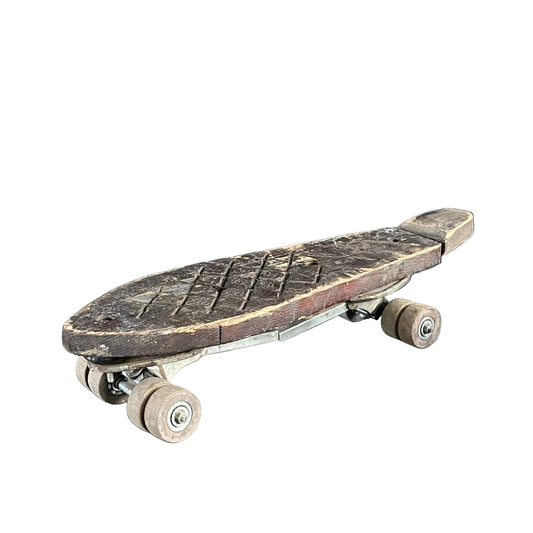 Skateboard en bois années 50 - Ref 1082