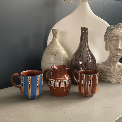 Ensemble tasses et pot à lait - Bulgarie - Ref 1139