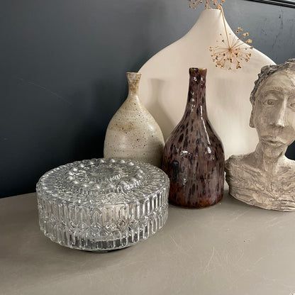 Plafonnier ou applique en verre moulé - Ref 1185