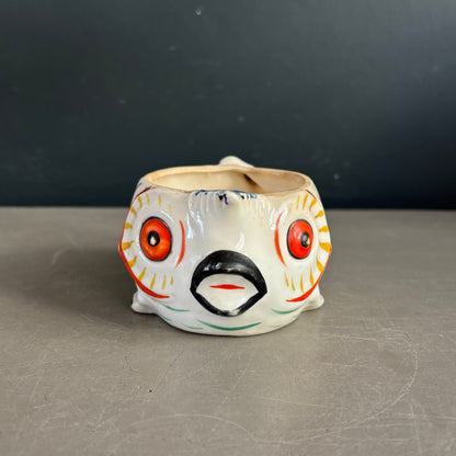 Pot à lait poisson - céramique artisanale - Ref 1374