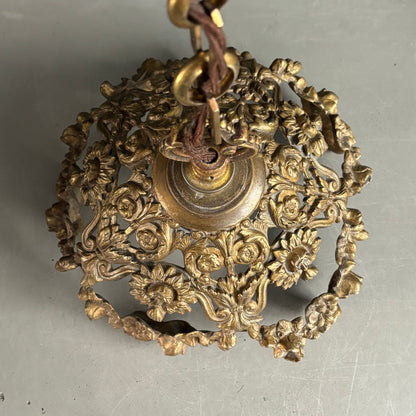 Suspension ancienne en bronze - Ref 1289