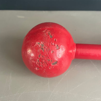 Paire d'haltères rouges en fonte - 2x2kg - Ref 1116