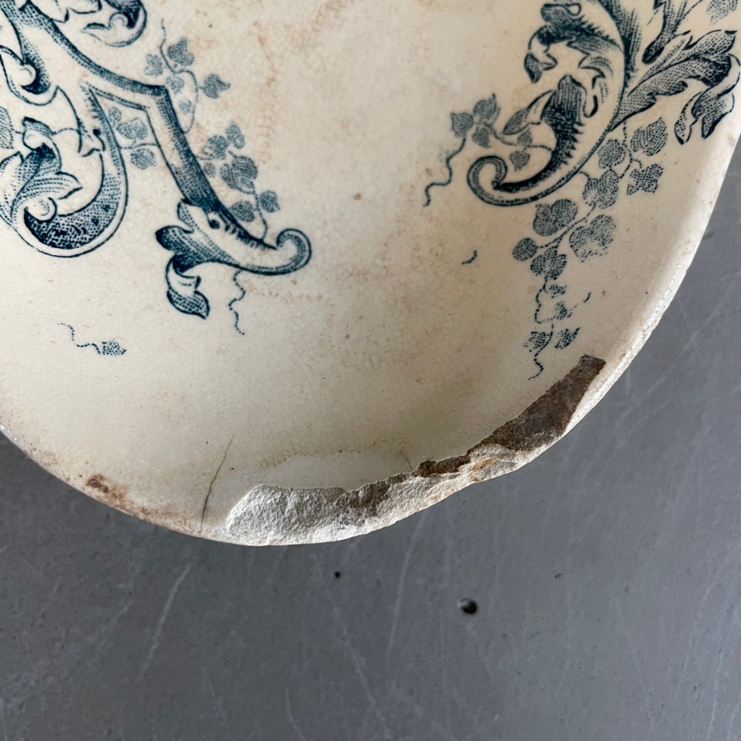 Saucière en Terre de fer Longwy modèle Russe - Ref 939