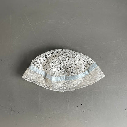 Bonnet de bébé ancien en dentelle - Ref 1159