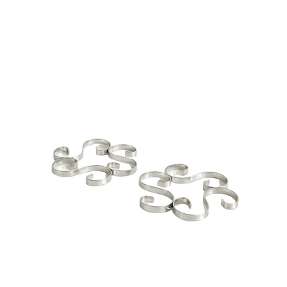 Paire de dessous de plat en inox - Ref 1125
