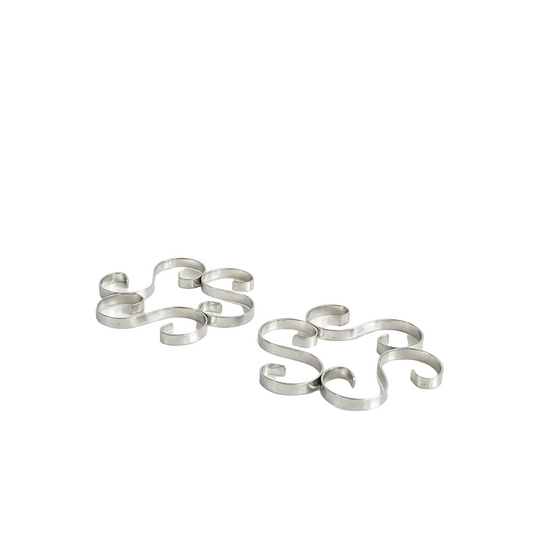Paire de dessous de plat en inox - Ref 1125