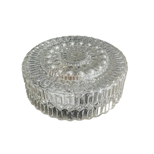 Plafonnier ou applique en verre moulé - Ref 1185
