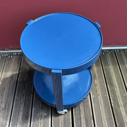 Desserte roulante space-age bleu marine - Ref 1283