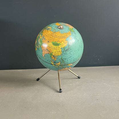 Petit globe terrestre vintage, Cartes Taride - Ref 1121