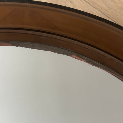 Miroir 70’s en plastique fumé - Ref 1241