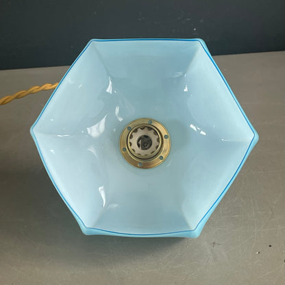 Baladeuse bleue en verre - Ref 1138