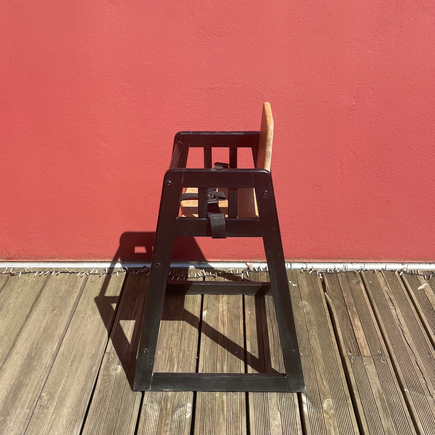 Chaise haute pour bébé en bois - Ref 950