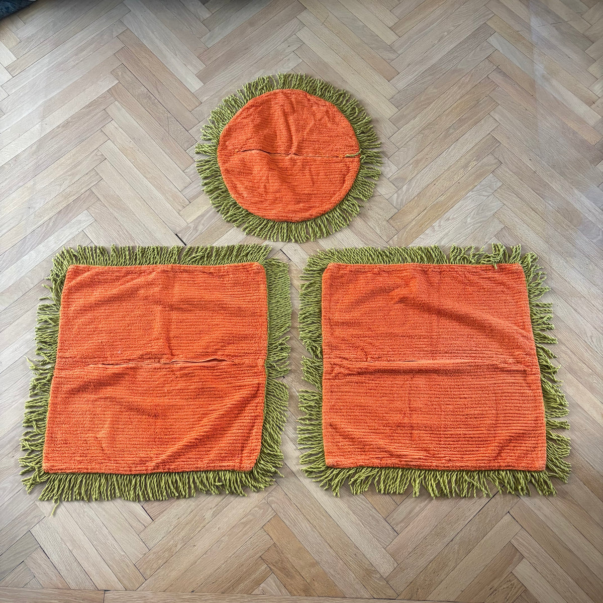 Housses de coussins en tissus chenille - Ref 1331