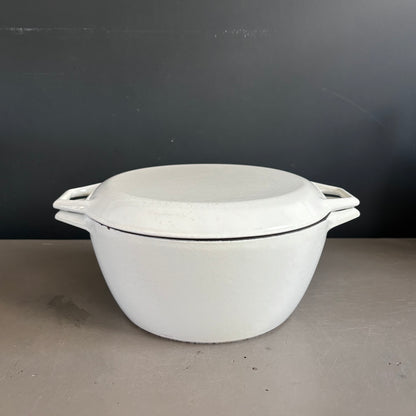 Cocotte scandinave en fonte laquée blanche Copco 1004 Denmark - Ref 1392
