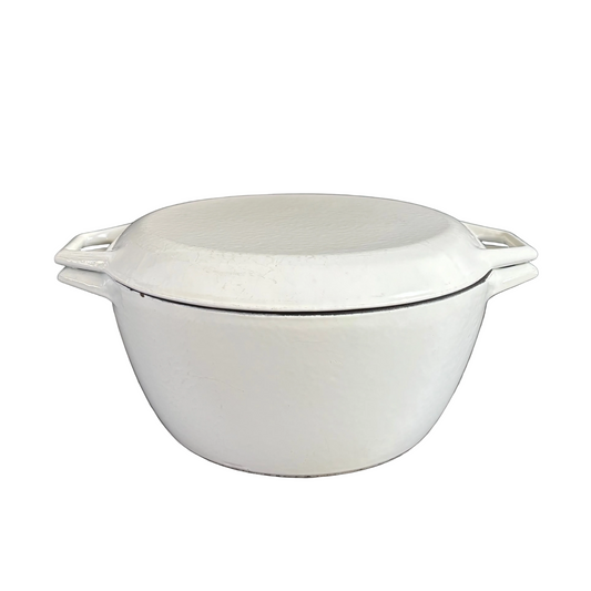 Cocotte scandinave en fonte laquée blanche Copco 1004 Denmark - Ref 1392