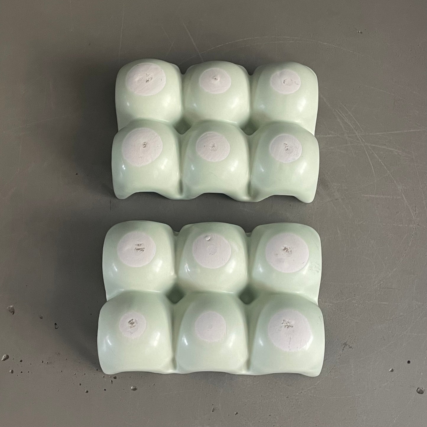 Lot de 2 boîtes à oeufs en céramique- Ref 1124
